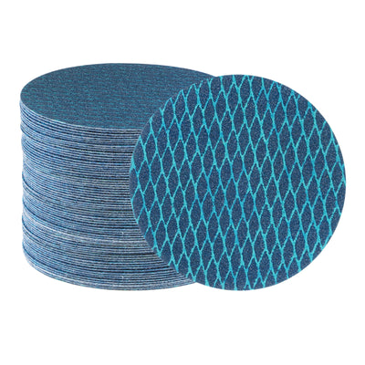 Harfington 70pcs Diamond Shape Sanding Discs 5 Inch 80 Grit Hook & Loop Rhomb Sandpaper