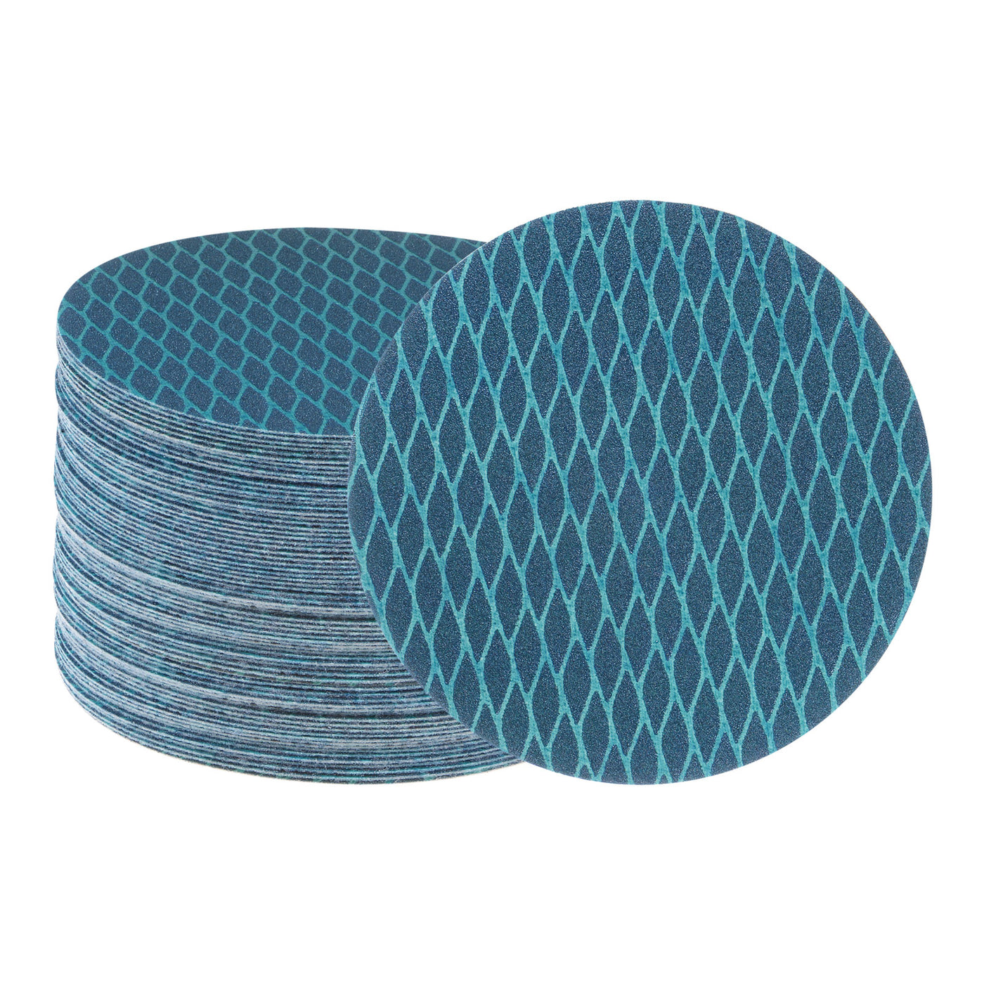 Harfington 70pcs Diamond Shape Sanding Discs 5 Inch 150 Grit Hook & Loop Rhomb Sandpaper