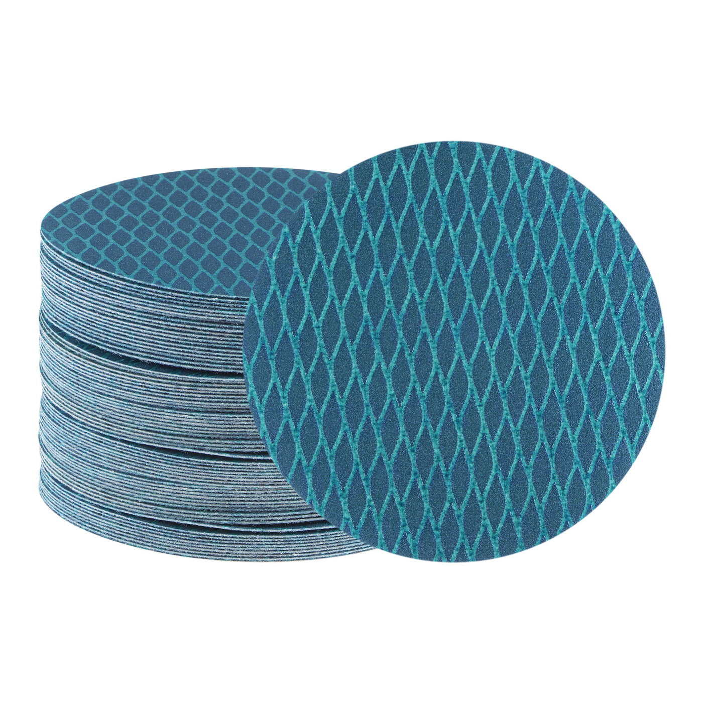 Harfington 70pcs Diamond Shape Sanding Discs 5 Inch 240 Grit Hook & Loop Rhomb Sandpaper