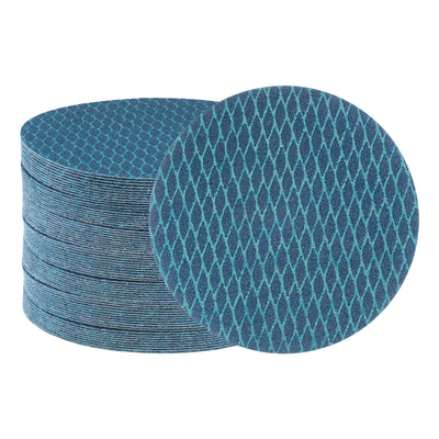 Harfington 70pcs Diamond Shape Sanding Discs 6 Inch 60 Grit Hook & Loop Rhomb Sandpaper