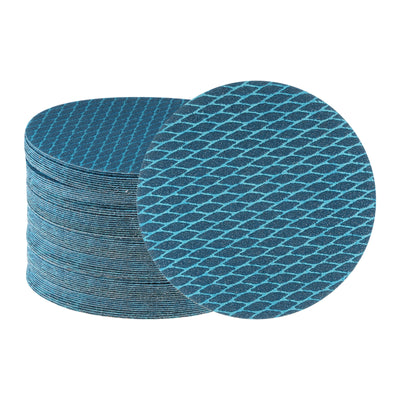 Harfington 70pcs Diamond Shape Sanding Discs 6 Inch 80 Grit Hook & Loop Rhomb Sandpaper