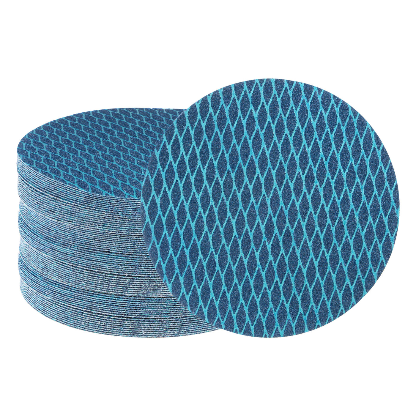 Harfington 70pcs Diamond Shape Sanding Discs 6 Inch 100 Grit Hook & Loop Rhomb Sandpaper