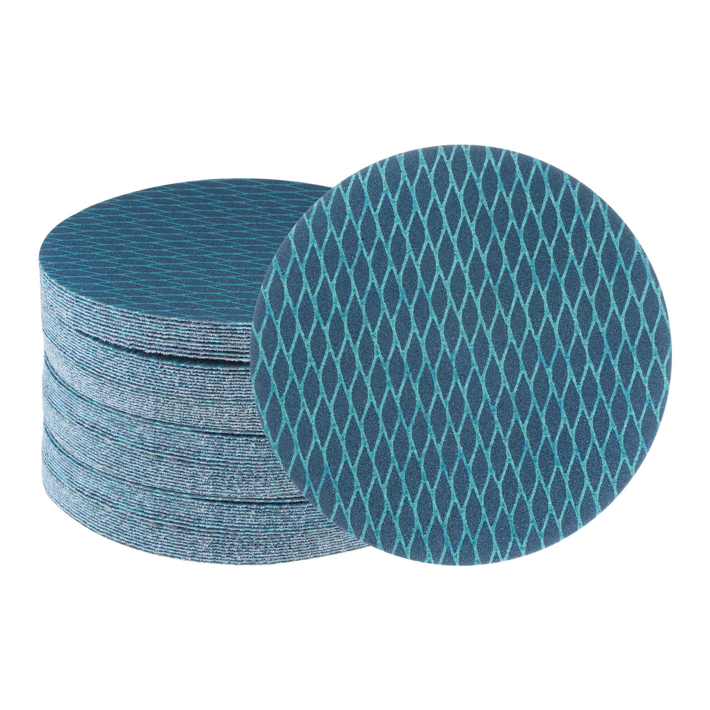 Harfington 70pcs Diamond Shape Sanding Discs 6 Inch 150 Grit Hook & Loop Rhomb Sandpaper