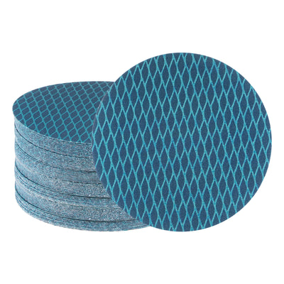 Harfington 70pcs Diamond Shape Sanding Discs 6 Inch 180 Grit Hook & Loop Rhomb Sandpaper