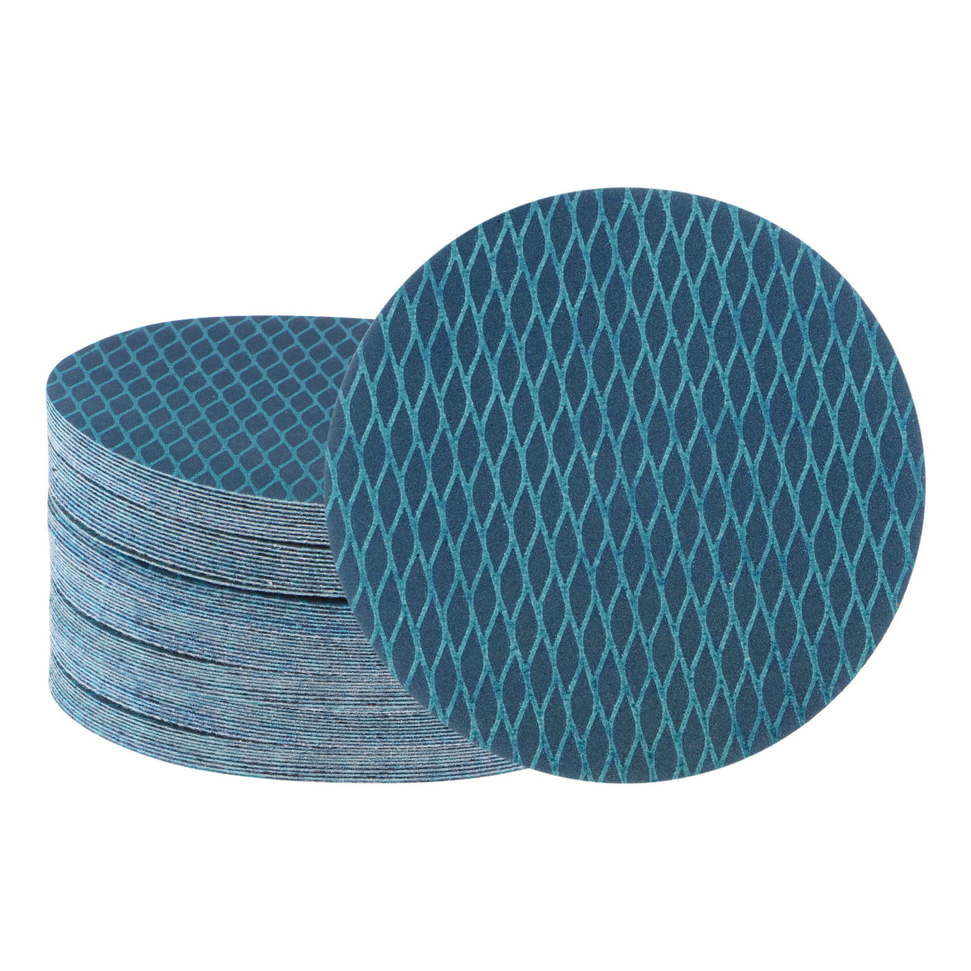 Harfington 70pcs Diamond Shape Sanding Discs 6 Inch 240 Grit Hook & Loop Rhomb Sandpaper