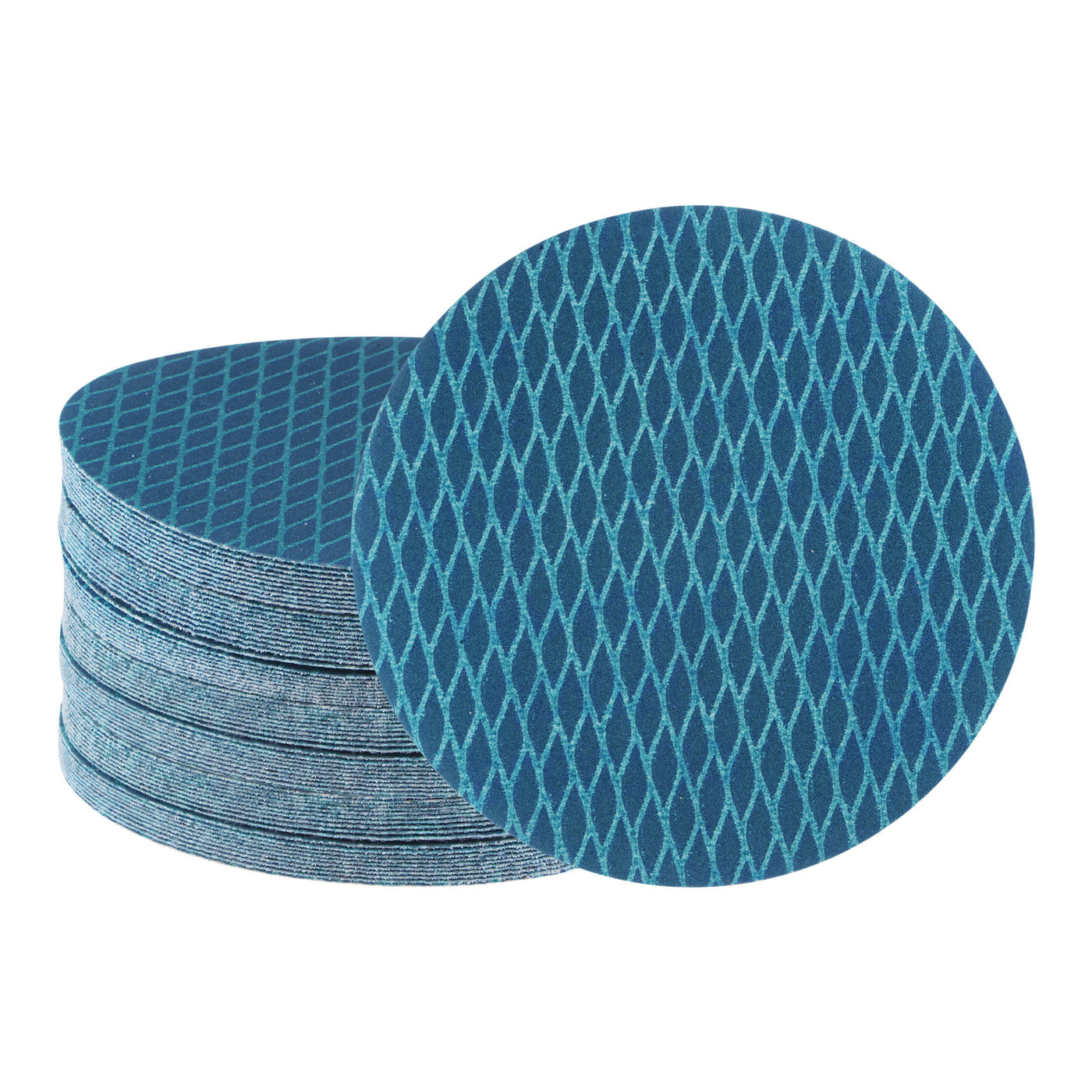 Harfington 70pcs Diamond Shape Sanding Discs 6 Inch 320 Grit Hook & Loop Rhomb Sandpaper