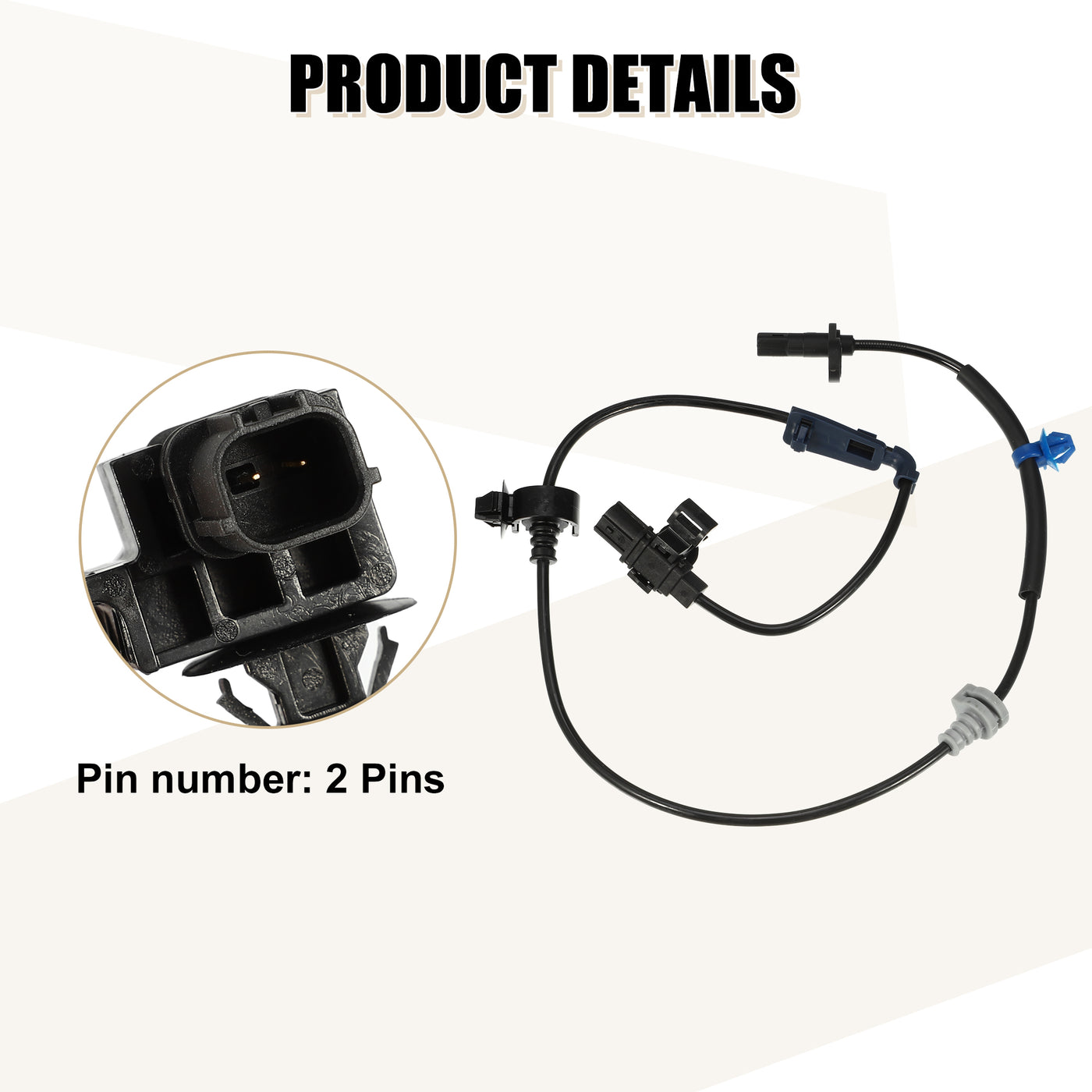 uxcell Uxcell  Front Left Side ABS Wheel Speed Sensor No.57455-STK-A01 for Honda RDX 2007-2012