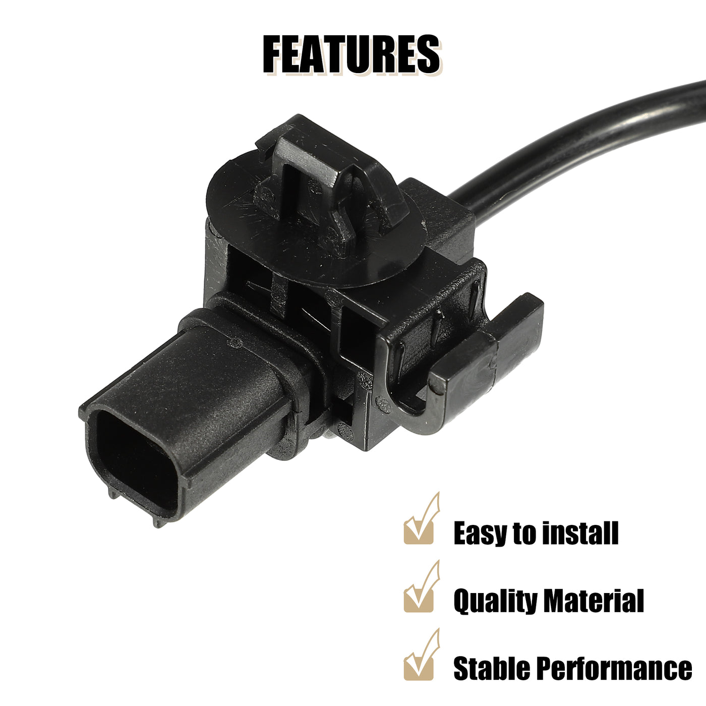 uxcell Uxcell  Front Left Side ABS Wheel Speed Sensor No.57455-STK-A01 for Honda RDX 2007-2012