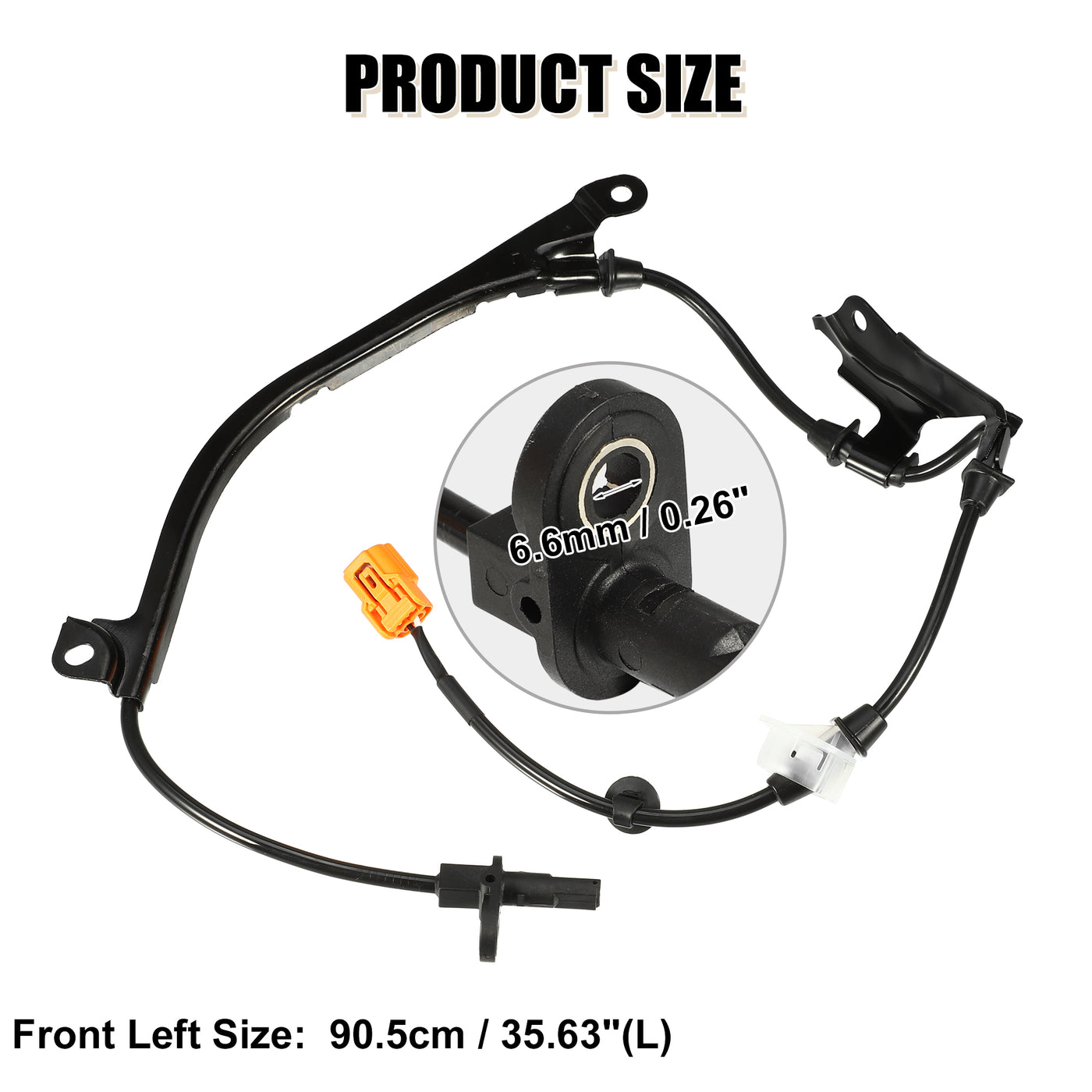 uxcell Uxcell Front Left Side No.57455SEPA01 ABS Wheel Speed Sensor for Acura TL 2004-2008