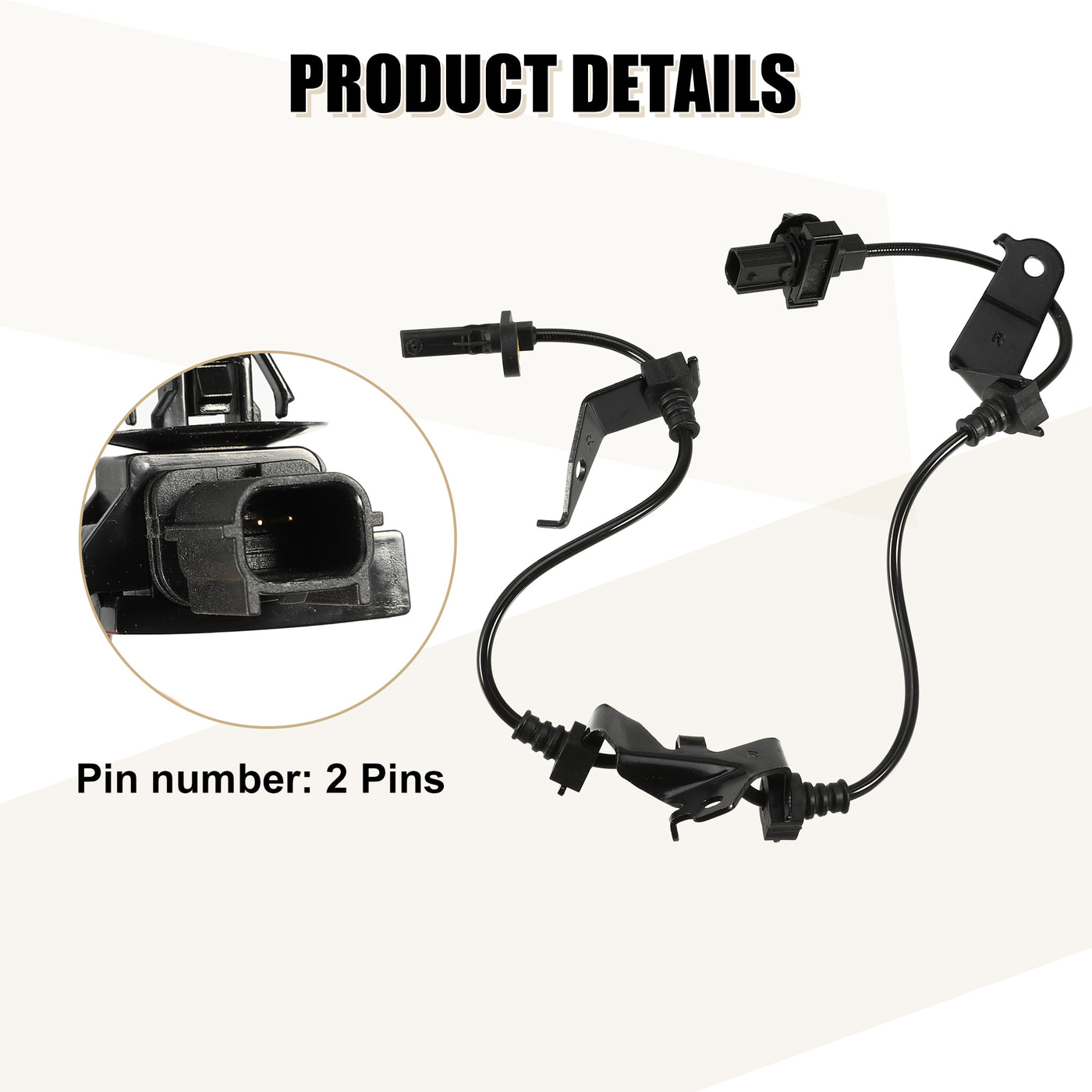 uxcell Uxcell  Front Right Side ABS Wheel Speed Sensor No.57450TK4A01 for Acura TL 2009-2014