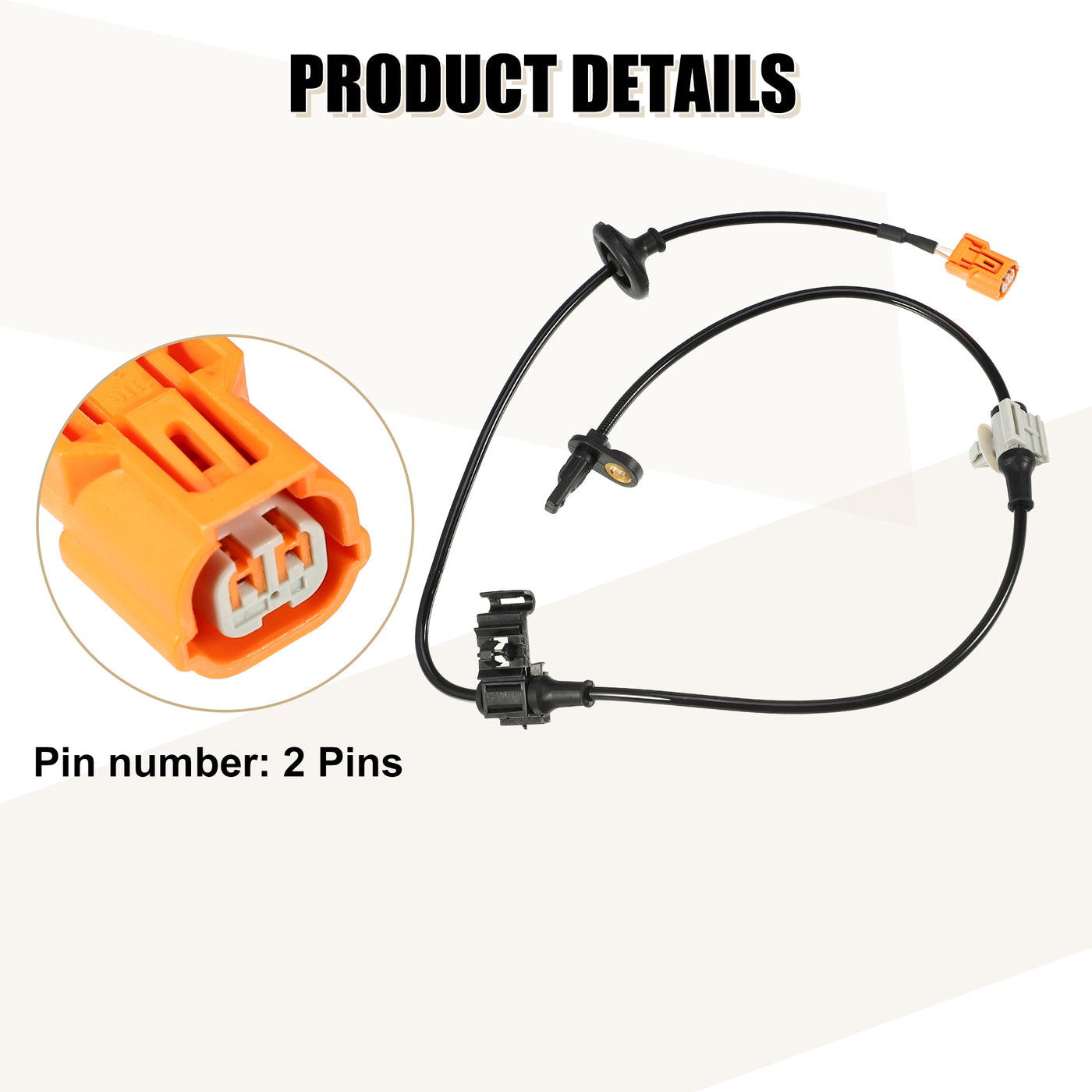 uxcell Uxcell Front Left Side ABS Wheel Speed Sensor No.57455SHJA01 for Honda Odyssey 2005-2006