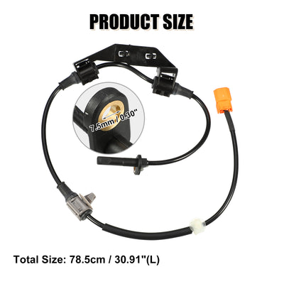 Harfington Uxcell No.57475SCVA01 ABS Wheel Speed Sensor Rear Left for Honda Element 2003-2011