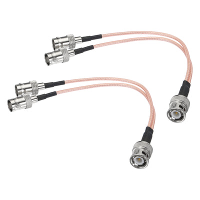 Harfington RG316 Coaxial Cables BNC Splitter Cable BNC Male to Dual BNC Female Low Loss Coaxial Cable