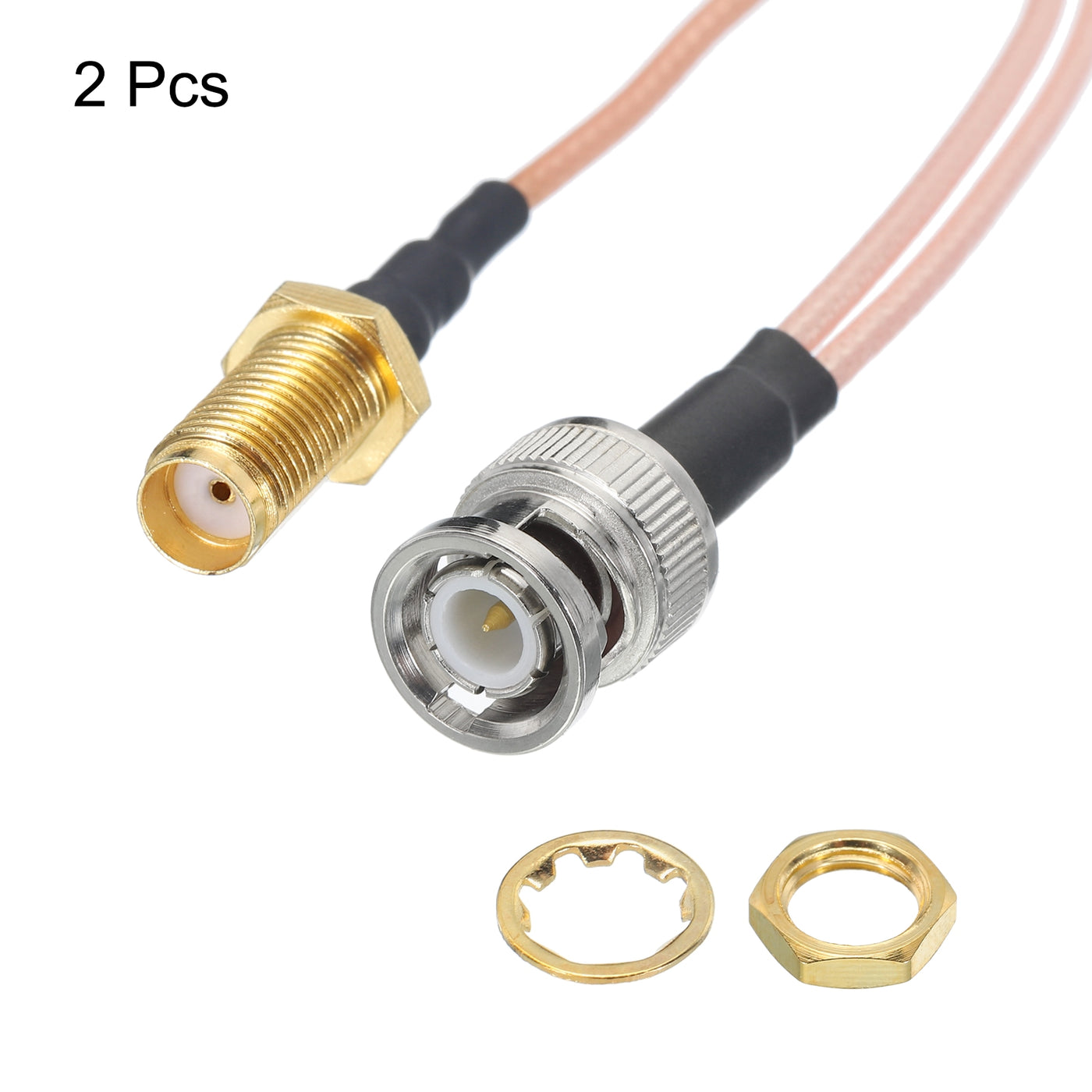 Harfington RG316 Coaxial Cables BNC Male to SMA Female Low Loss Coaxial Cable