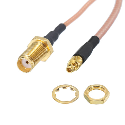 Harfington RG316 Coaxial Cables SMA Female to MMCX Male Low Loss Coaxial Cable