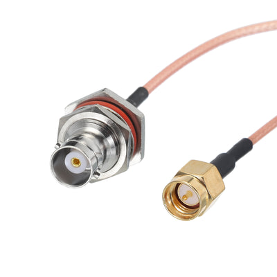 Harfington RG316 Coaxial Cables SMA Male to BNC Female Bulkhead Low Loss Coaxial Cable