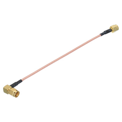 Harfington RG316 Coaxial Cables SMA Male to SMA Male Right Angle Low Loss Coaxial Cable