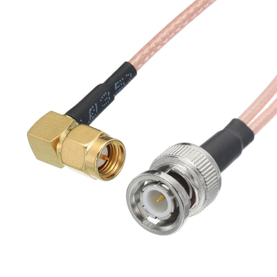 Harfington RG316 Coaxial Cables SMA Male Right Angle to BNC Male Low Loss Coaxial Cable