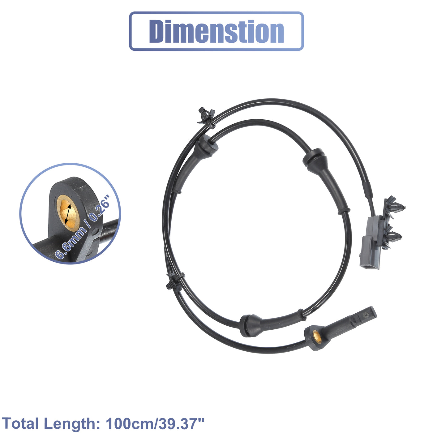 uxcell Uxcell Hinter Links Recht Auto ABS Raddrehzahl Sensor No.479001AD0A für Nissan