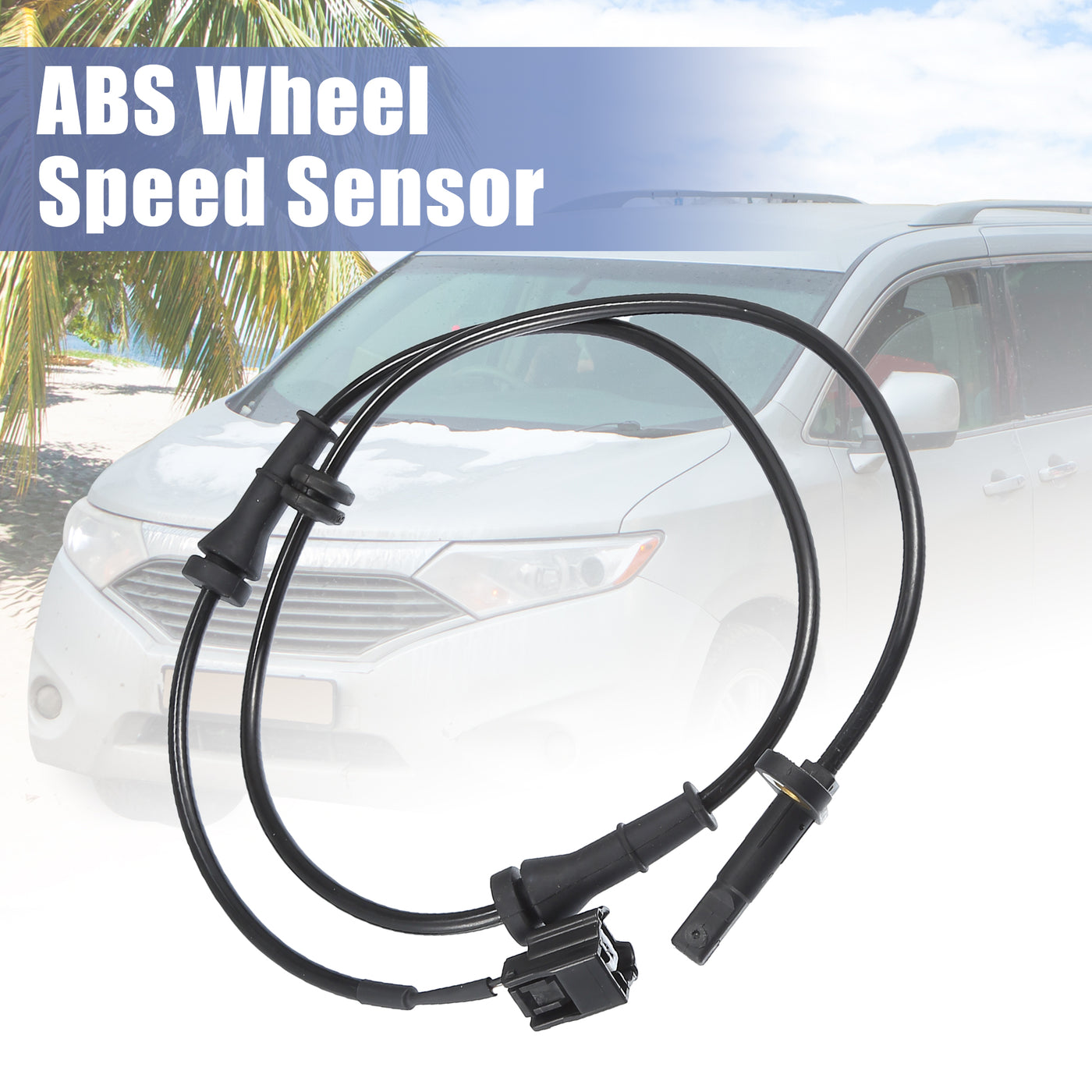 uxcell Uxcell Front Left Right Car ABS Sensor Wheel Speed Sensor No.479101JA0B Fit for Nissan Quest 3.5L 2011-2017