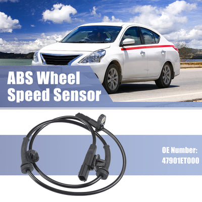 Harfington Uxcell Front Left Right Car ABS Sensor Wheel Speed Sensor No.479101HA0A Fit for Nissan Versa Note 2014-2019