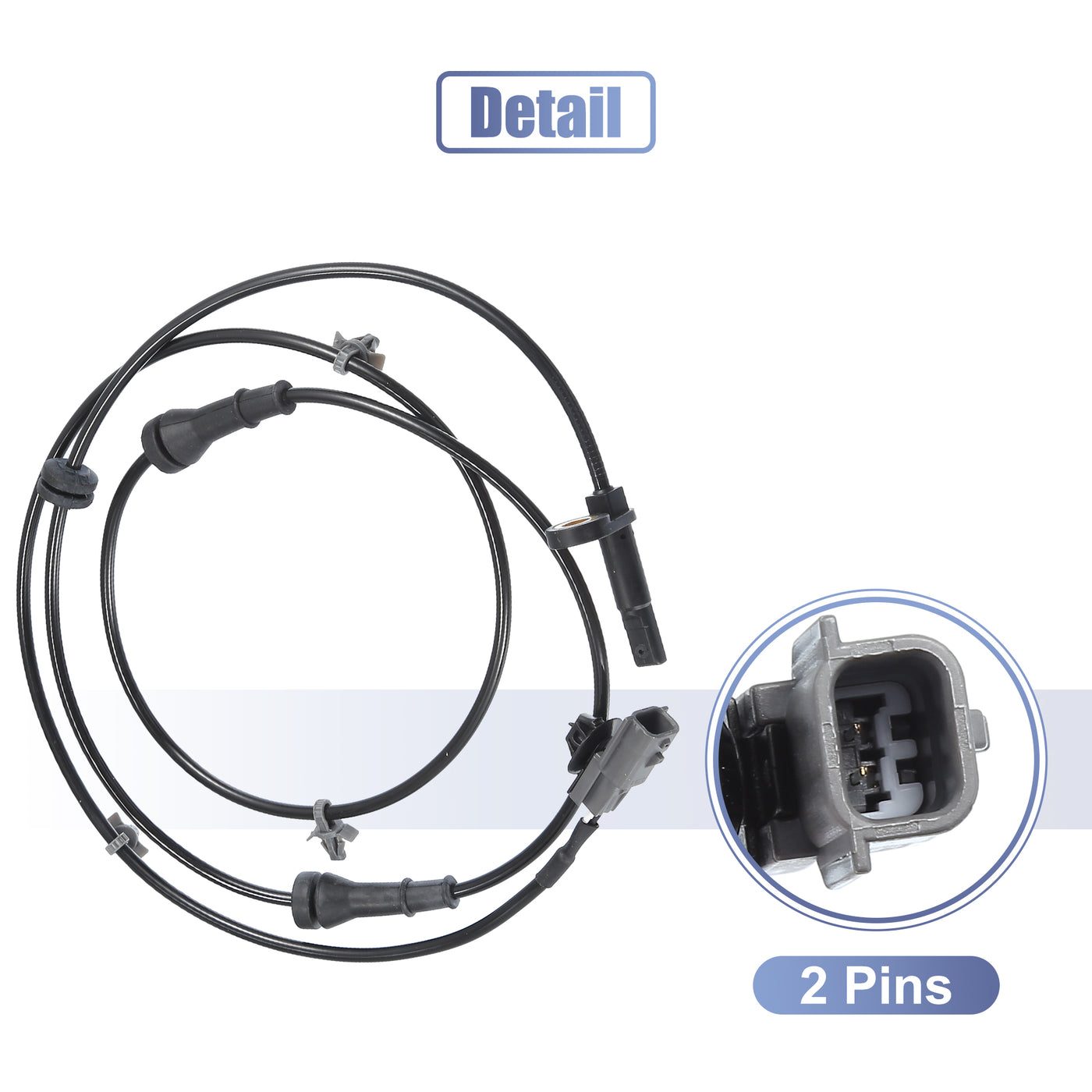 uxcell Uxcell Vorne Links Rechts ABS Raddrehzahl Sensor Nr.479101KA0A passend für Nissan