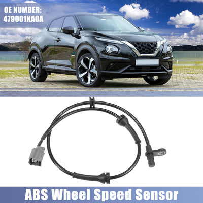 Harfington Uxcell Rear Right Car ABS Sensor Wheel Speed Sensor No.479001KA0A Fit for Nissan Juke 1.6L CVT 2WD BASE 2011-2017