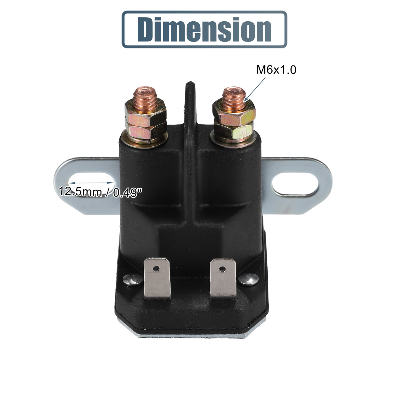 uxcell Uxcell Starter Solenoid Switch Relay Intermittent Duty 12 Volt DC Contactor Solenoid Control Relay Switch 4 Terminals for Cheetah and Freedom Z Models