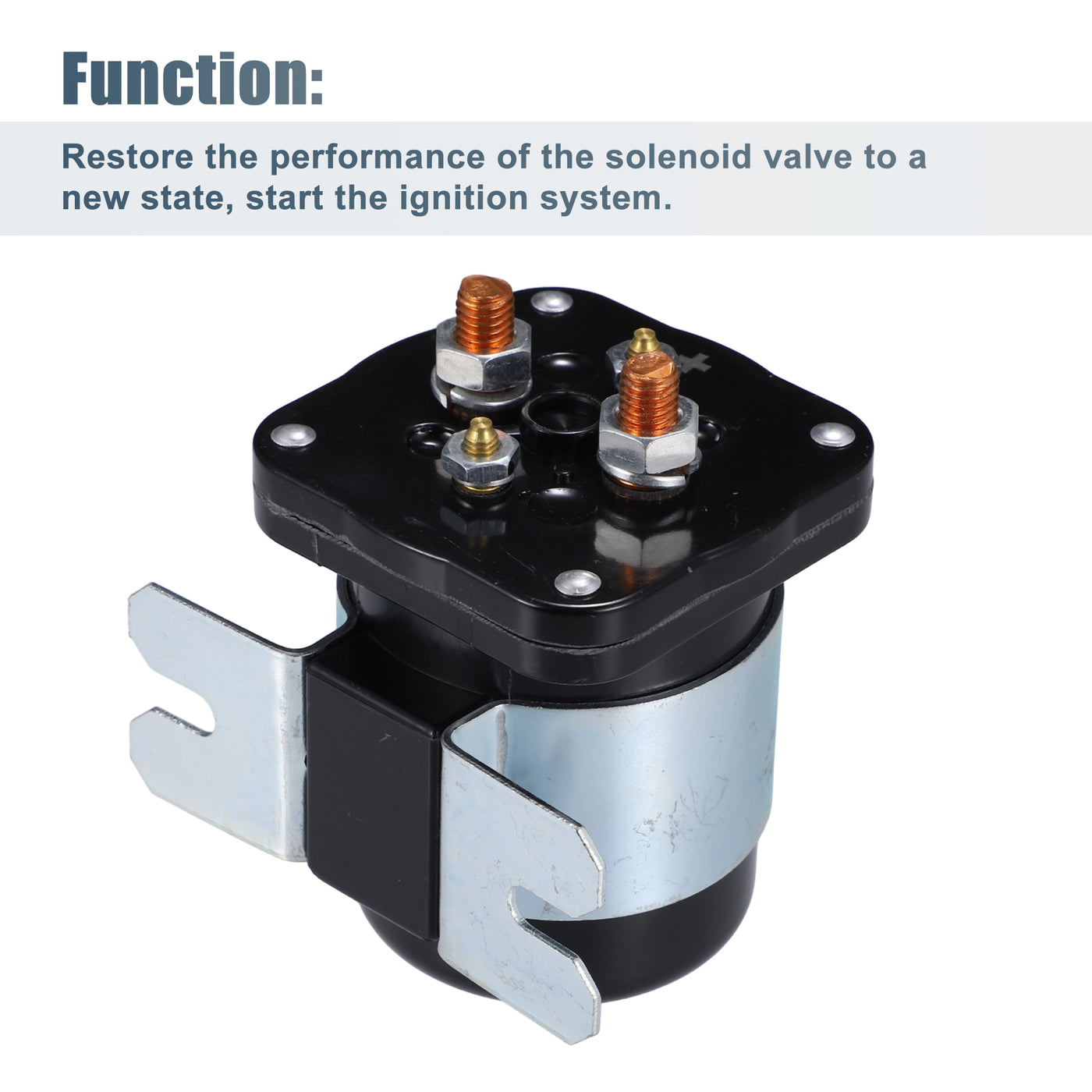 uxcell Uxcell Starter Solenoid Switch Relay Intermittent Duty 12 Volt DC Contactor Solenoid Control Relay Switch 4 Terminals for EZGO