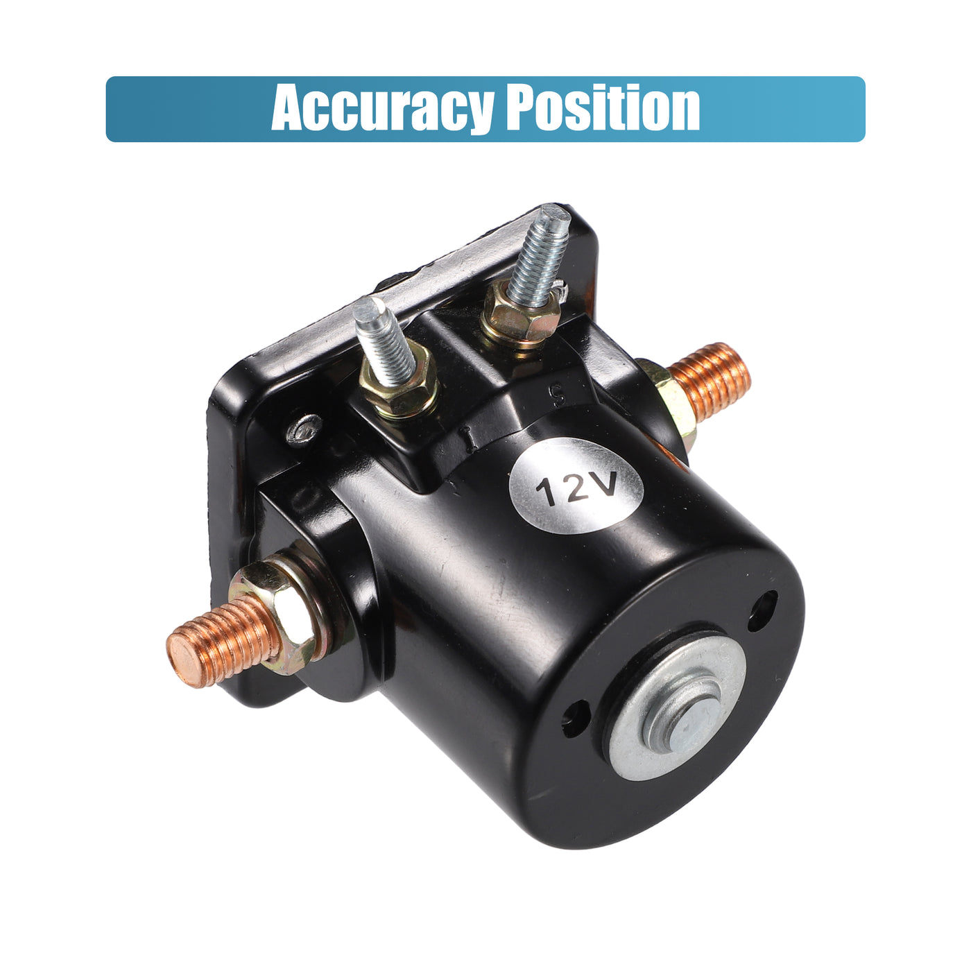 uxcell Uxcell 12 V Starter Solenoid 4 Terminals for OMC Outboard Engines E40ECRM E40ELCRM E40RCRM