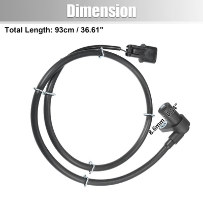 Harfington Uxcell 1 Pcs Front Right ABS Speed Sensor for Mitsubishi Montero 1997-2000 No.MR334712/MR307045