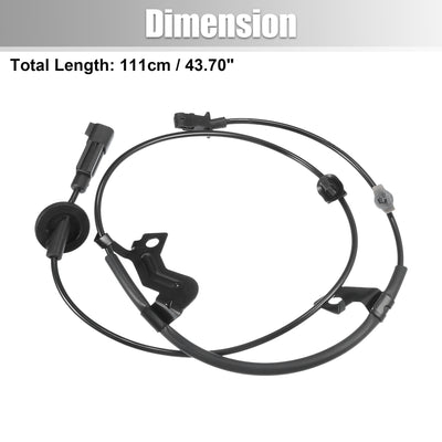 Harfington Uxcell : Hinterer linker ABS-Geschwindigkeitssensor für Mitsubishi ASX Nr. 4670A573/4670B403
