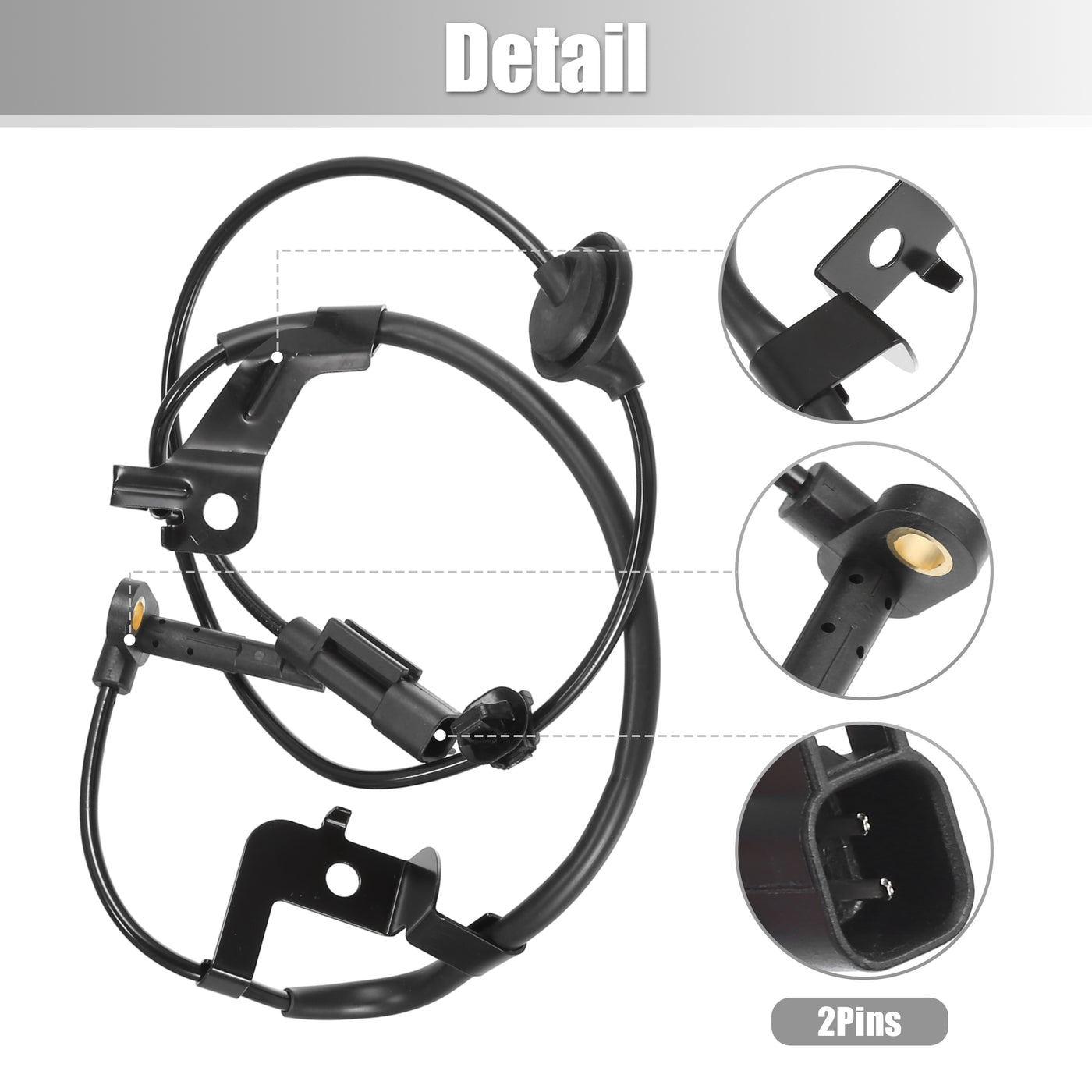 uxcell Uxcell : Hinterer rechter ABS-Sensor für Mitsubishi Outlander 2002-2012 Nr. 4670A158&#10;