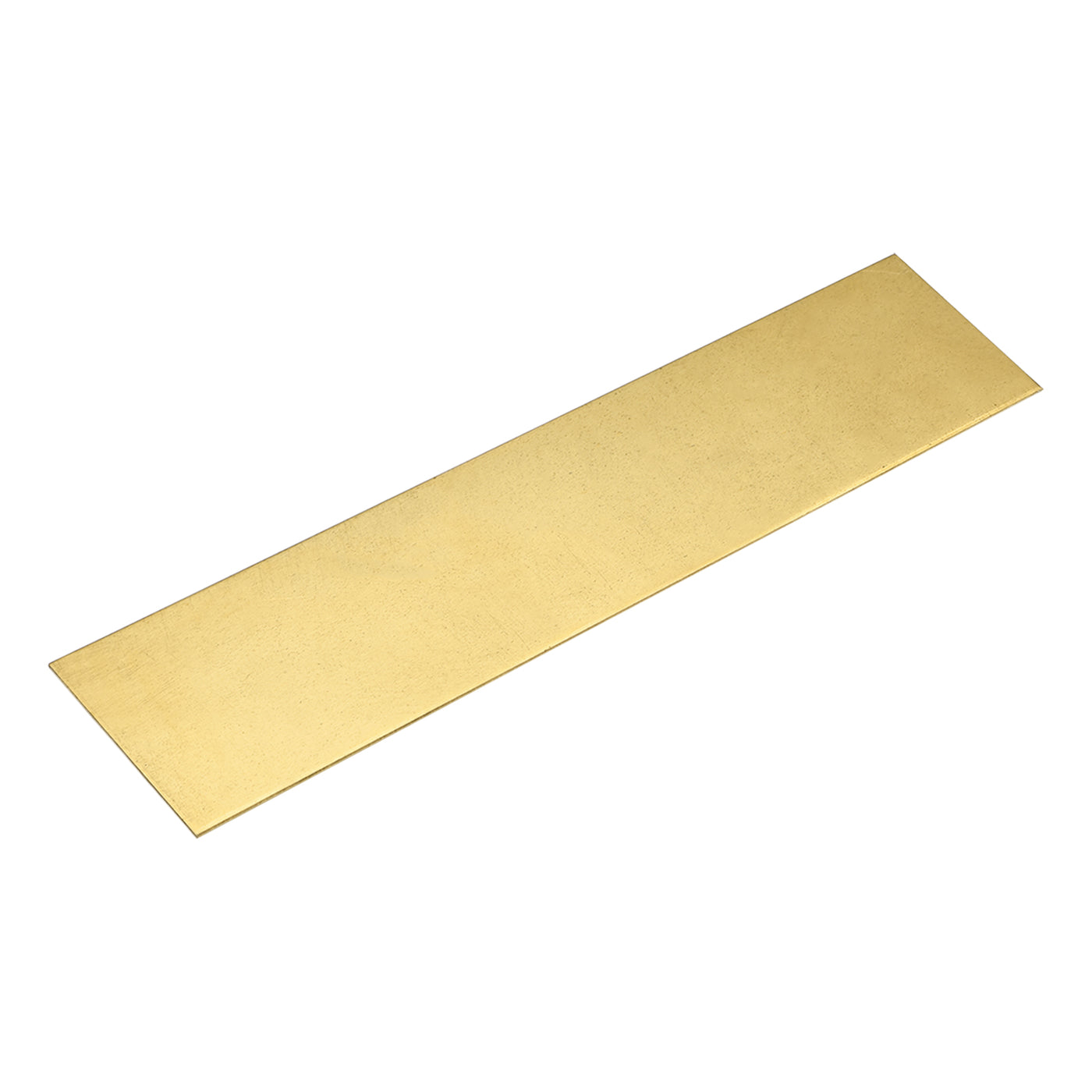 uxcell Uxcell Brass Sheet, 1 x H62 Metal Sheets Plates 8" Length x 2" Width x 0.02" Thickness