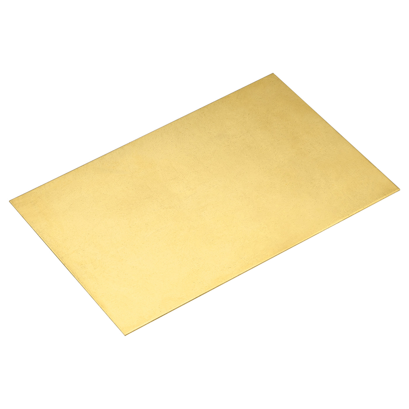 uxcell Uxcell Brass Sheet, 1 x H62 Metal Sheets Plates 6" Length x 4" Width x 0.02" Thickness