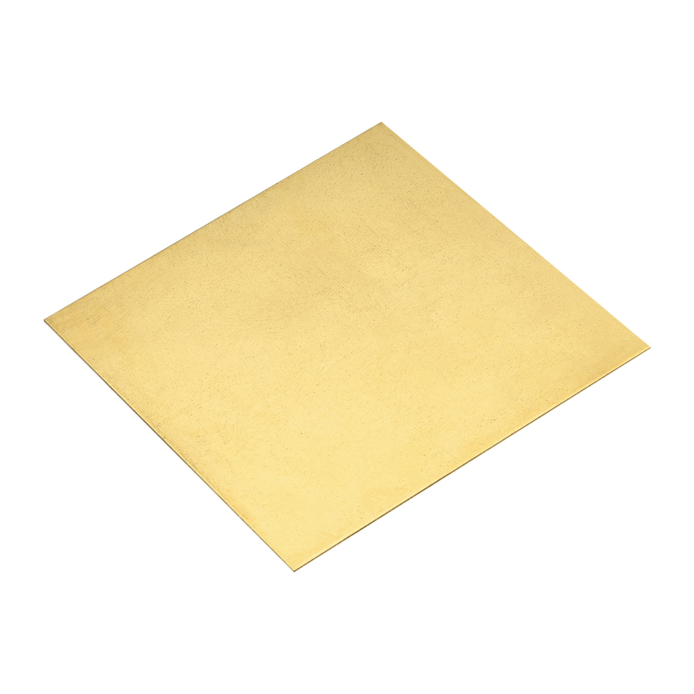 uxcell Uxcell Brass Sheet, 1 x H62 Metal Sheets Plates 8" Length x 8" Width x 0.02" Thickness