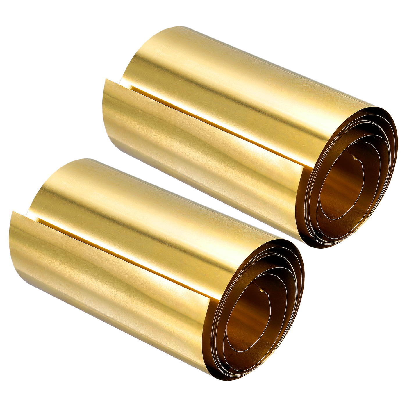 uxcell Uxcell Sheet Roll, 2Pcs x Metal Foil Plate 40" Length x 4" Width x 0.008" Thickness