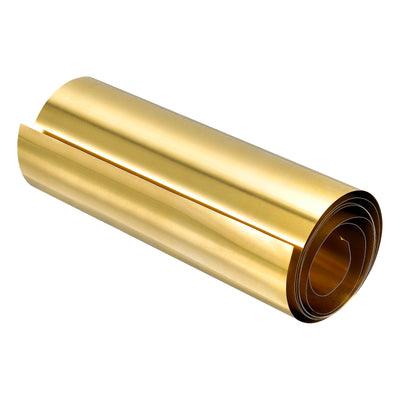 Harfington Uxcell Sheet Roll, 1Pcs x Metal Foil Plate 40" Length x 6" Width x 0.008" Thickness