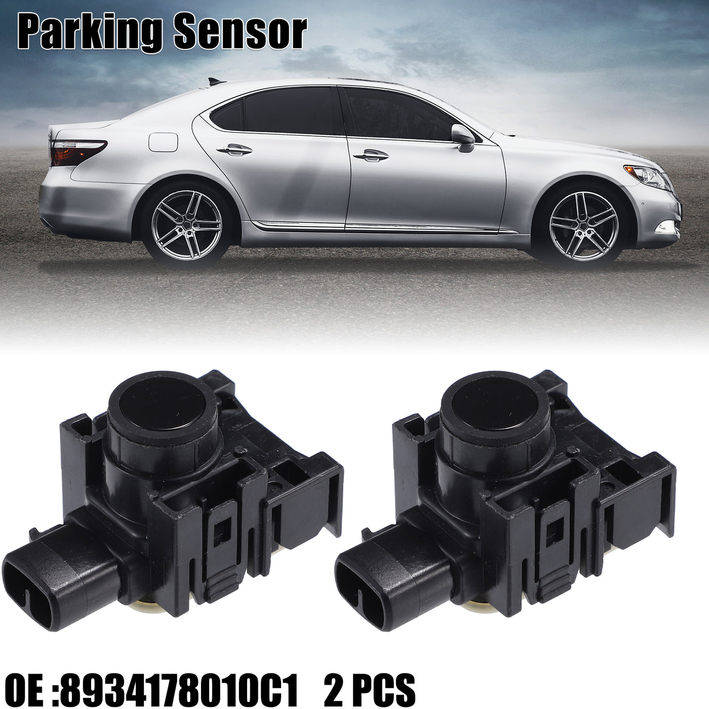 uxcell Uxcell Reverse Backup Parking Rear Bumper Park Assist Object Sensor No.8934178010C1 for Lexus IS300 2015-2019