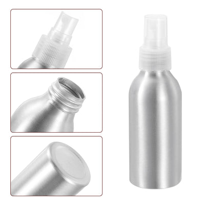 Harfington Uxcell 18pcs 120ml/4oz Aluminium Spray Bottle with Clear Fine Mist Sprayer