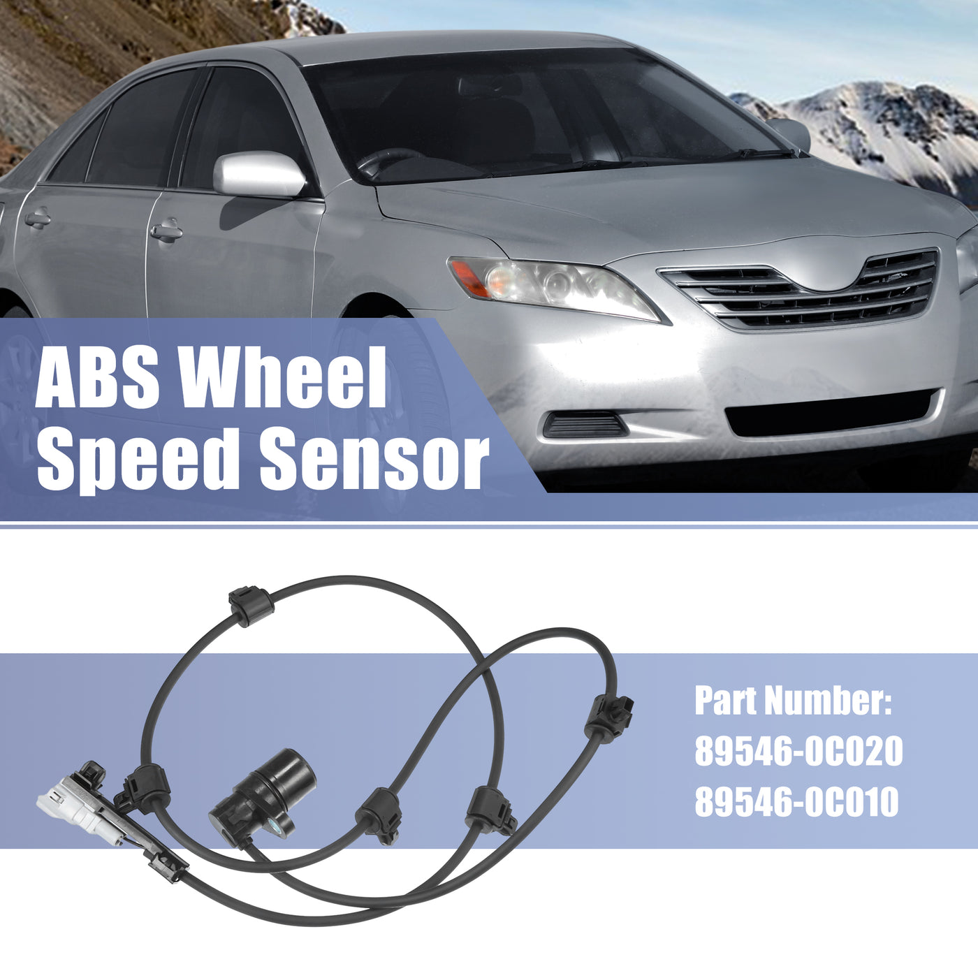 uxcell Uxcell : ABS-Raddrehzahlsensor hinten links für Toyota Sequoia 2001-2007&#10;