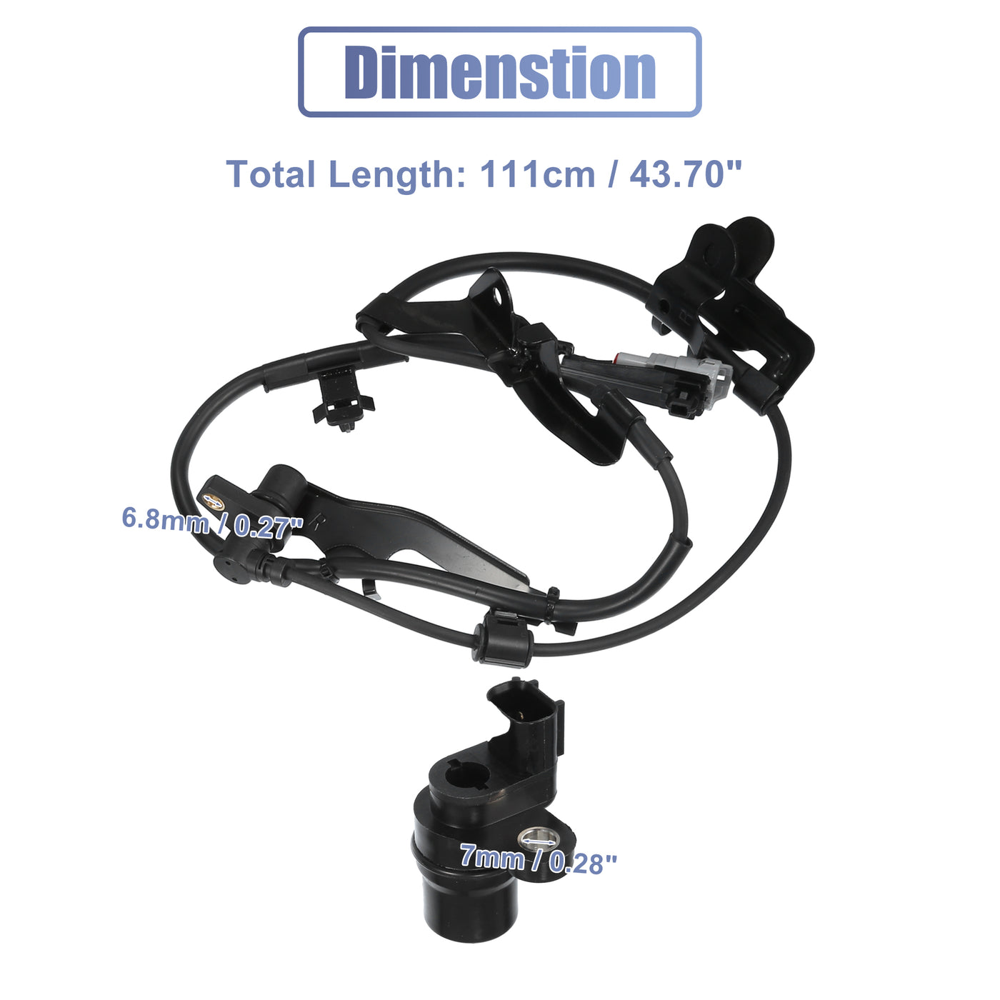 uxcell Uxcell 1 Set Front Rear Left Right ABS Raddrehzahlsensor für Toyota Tundra&#10;