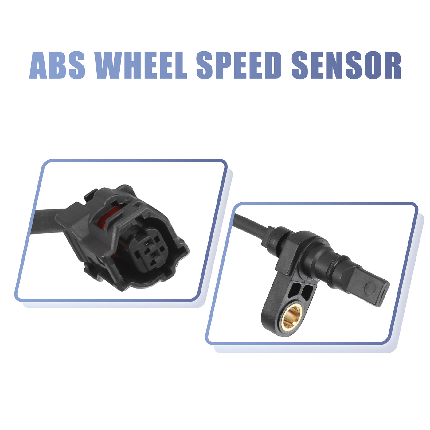 uxcell Uxcell 1 Pair Front Left Right ABS Wheel Speed Sensor No.89542-0R010/89542-42050/89543-0R010/89543-42050 for Toyota RAV4 2006-2018