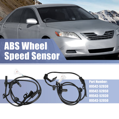 Harfington Uxcell 1 Pair Front Left Right ABS Wheel Speed Sensor No.89542-52030/89542-52050/89543-52030/89543-52050 for Toyota Yaris 2007-2011 for Scion XD 2008-2009