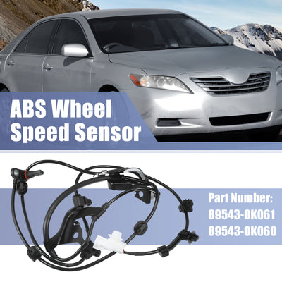 Harfington Uxcell Front Left ABS Wheel Speed Sensor No.89543-0K061/89543-0K060 for Toyota Hilux Viii Pickup 2015-2022