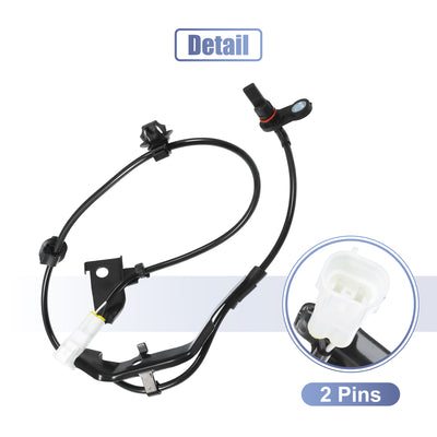 Harfington Uxcell Rear Left ABS Wheel Speed Sensor No.89546-0K240 for Toyota Hilux Viii Pickup 2015-2022