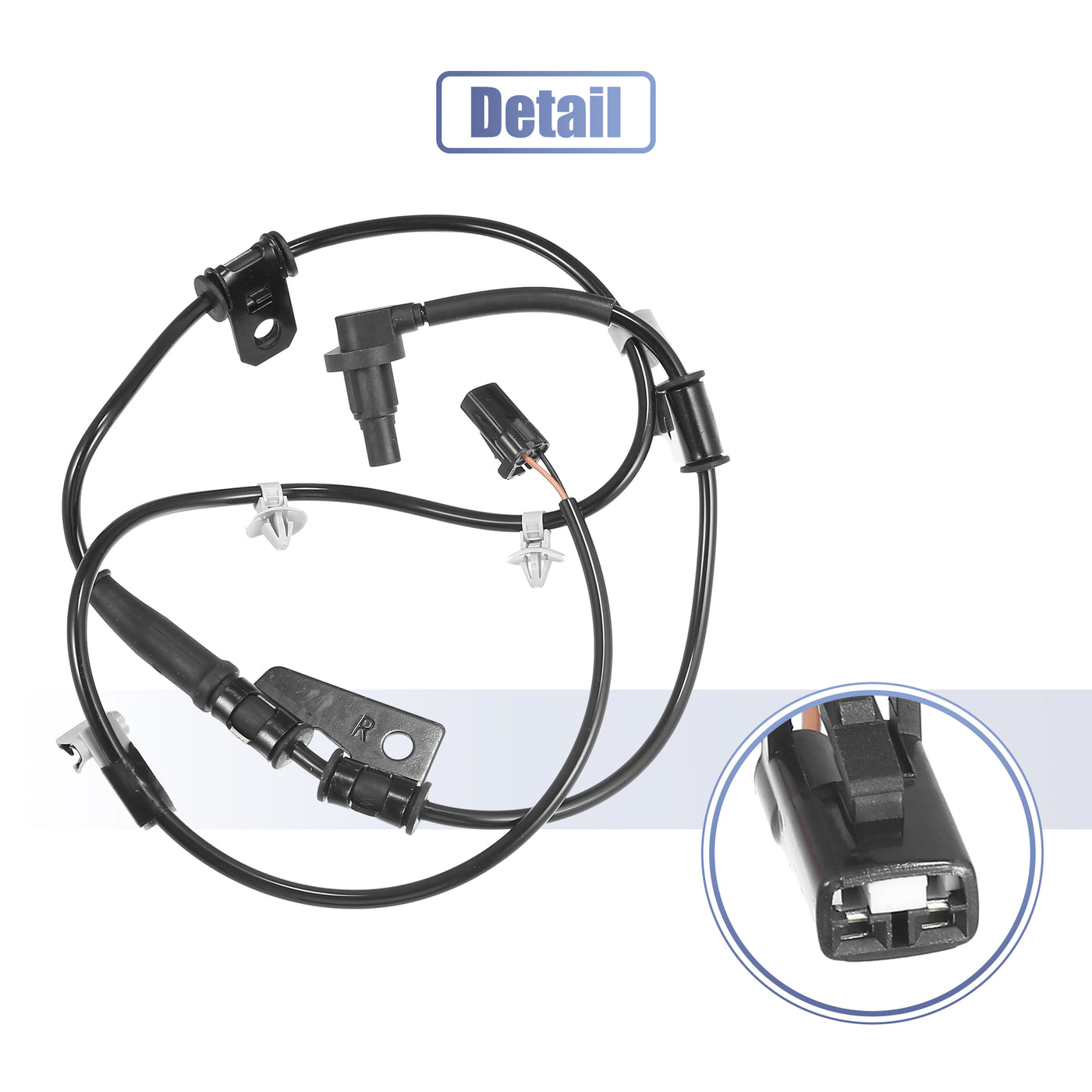 uxcell Uxcell Front Right ABS Wheel Speed Sensor No.95670-2C800 for Hyundai Tiburon 2005-2008