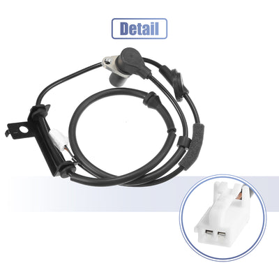 Harfington Uxcell Rear Left ABS Wheel Speed Sensor No.95650-26000 for Hyundai Santa Fe 2001-2006