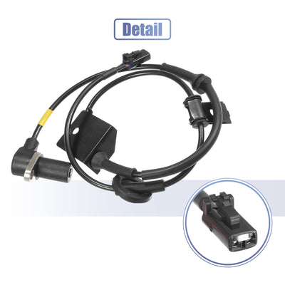 Harfington Uxcell Front Right ABS Wheel Speed Sensor No.95620-26010/95620-26000 for Hyundai Santa Fe 2.4L 2.7L 3.5L 2001-2006