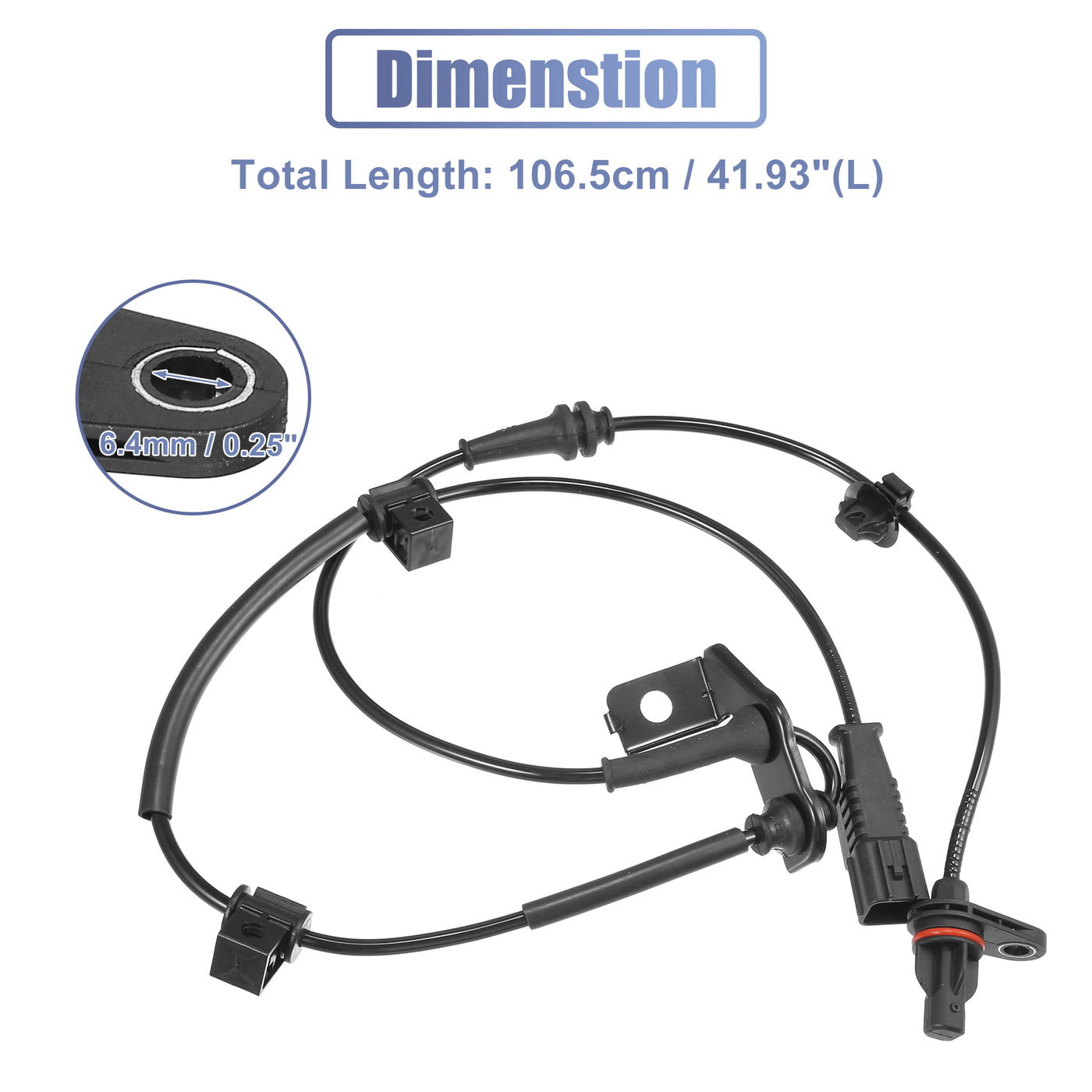 uxcell Uxcell Front Left ABS Wheel Speed Sensor No.95670-D3000 for Hyundai Tucson 1.6L 2.0L 2.4L 2016-2021